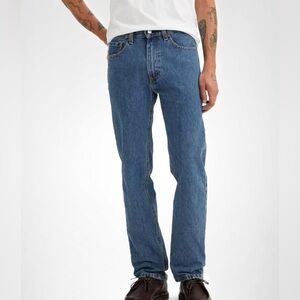 Levi's Men's 505 Regular Fit Straight Leg Blue Jeans